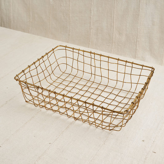 Brass Wire Basket
