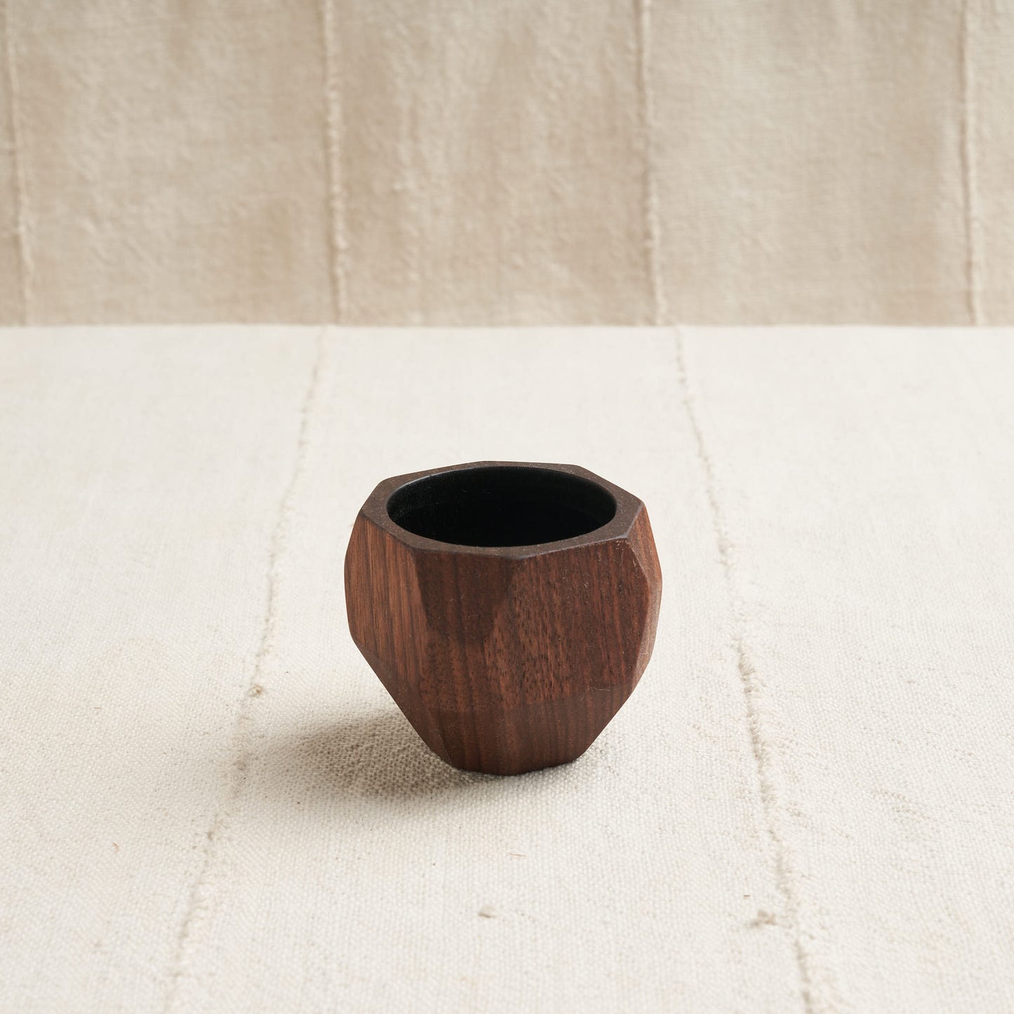 Geode Charred Cup, Natural Walnut