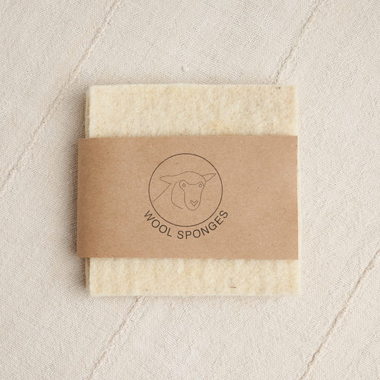 Climate Beneficial™ Wool Sponges, Cream