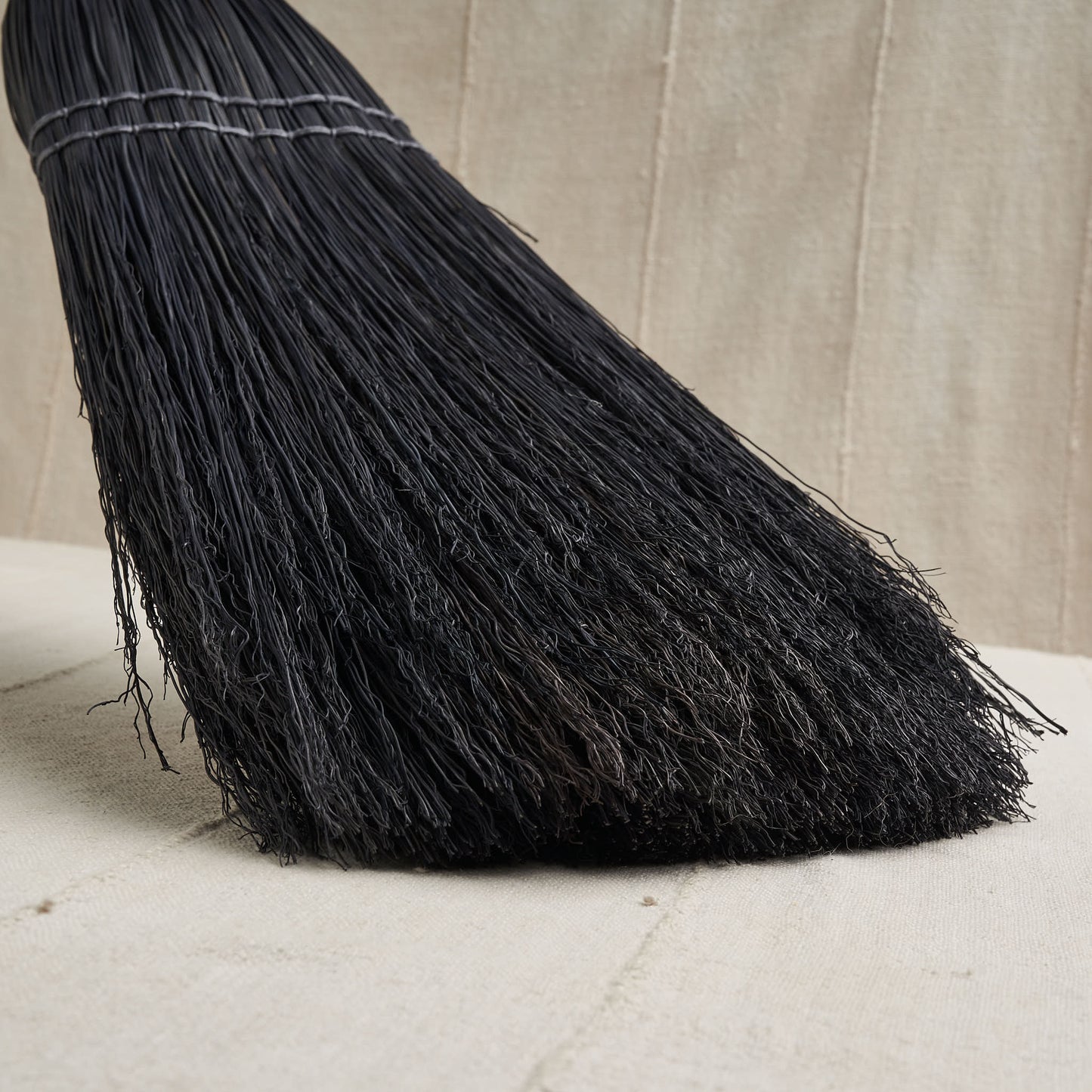 Shaker Broom, Iron Black Bristle