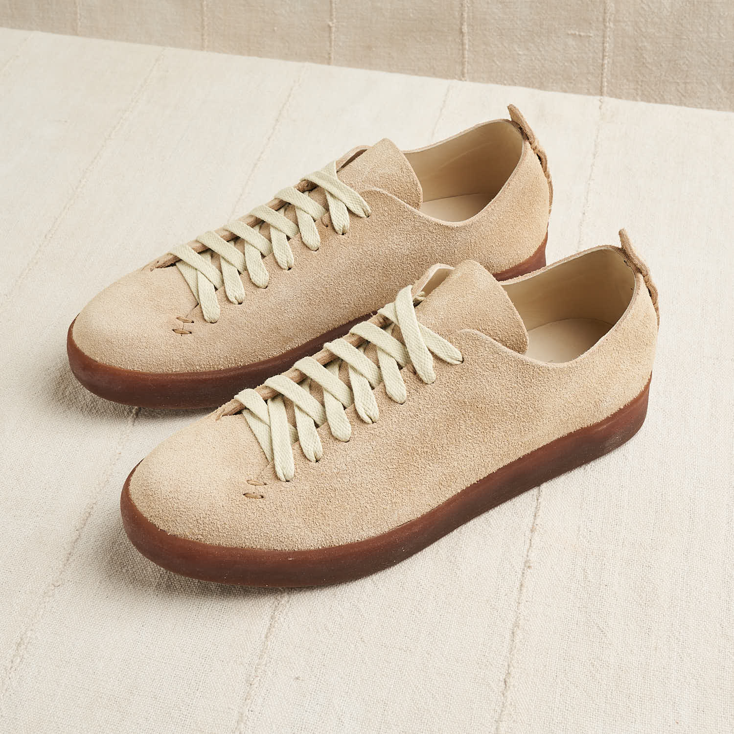 Latex Low Shoe, Vegetable Tanned Suede