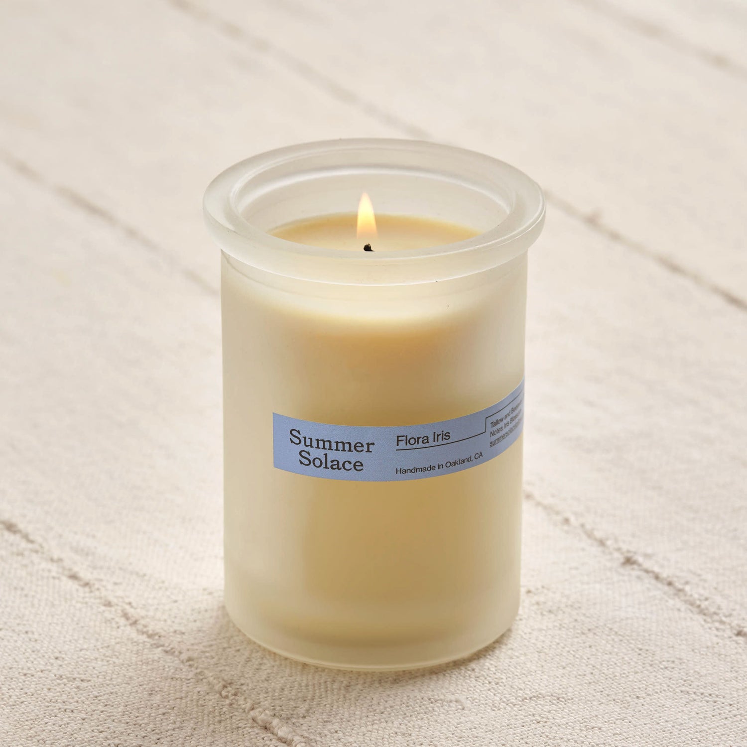 Flora Iris Tallow + Beeswax Candle