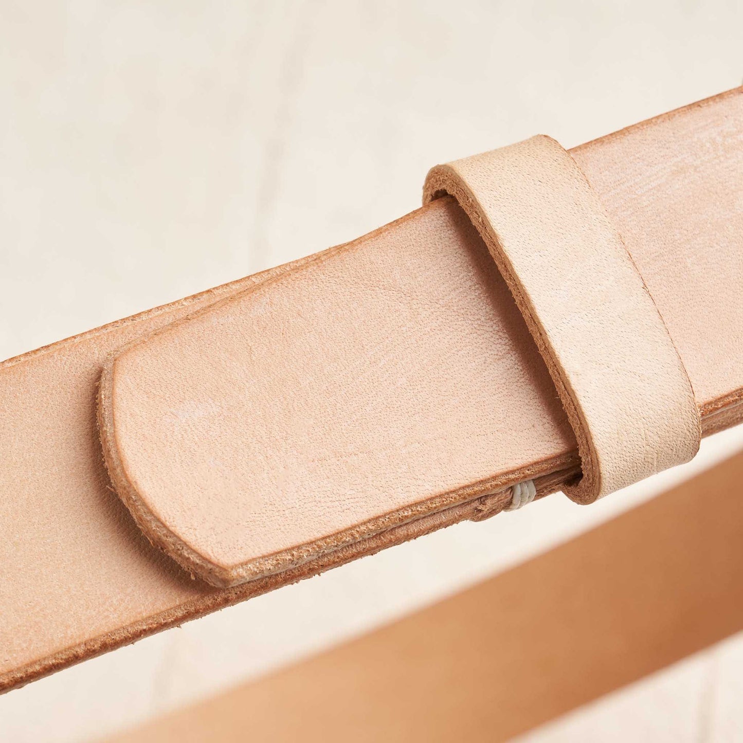Belt, Natural Vegetable Tanned Leather