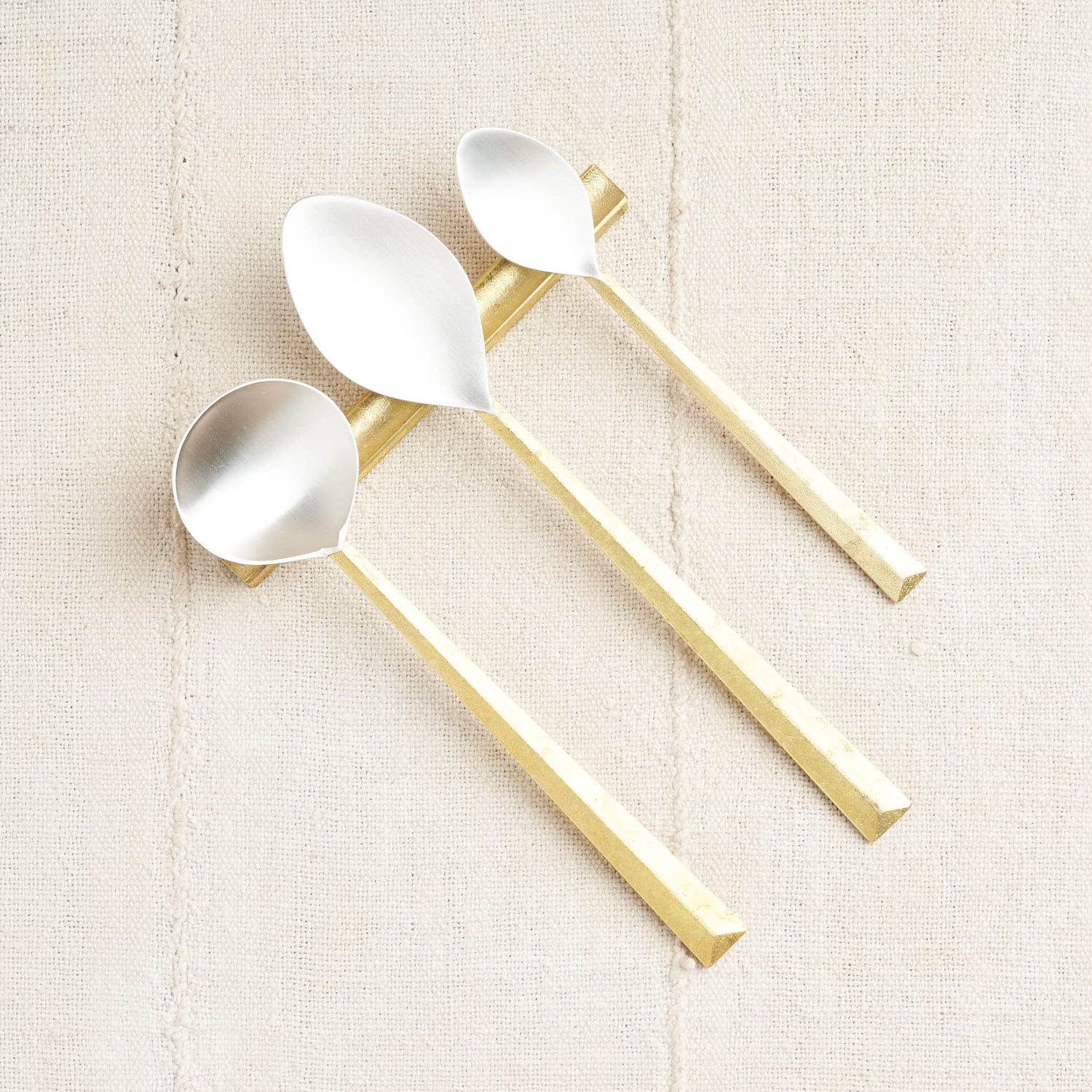 Styled Settings Gold/Brass Cooking Utensils for Modern Cooking and Serving, Kitchen Utensils -Stainless Steel Cooking