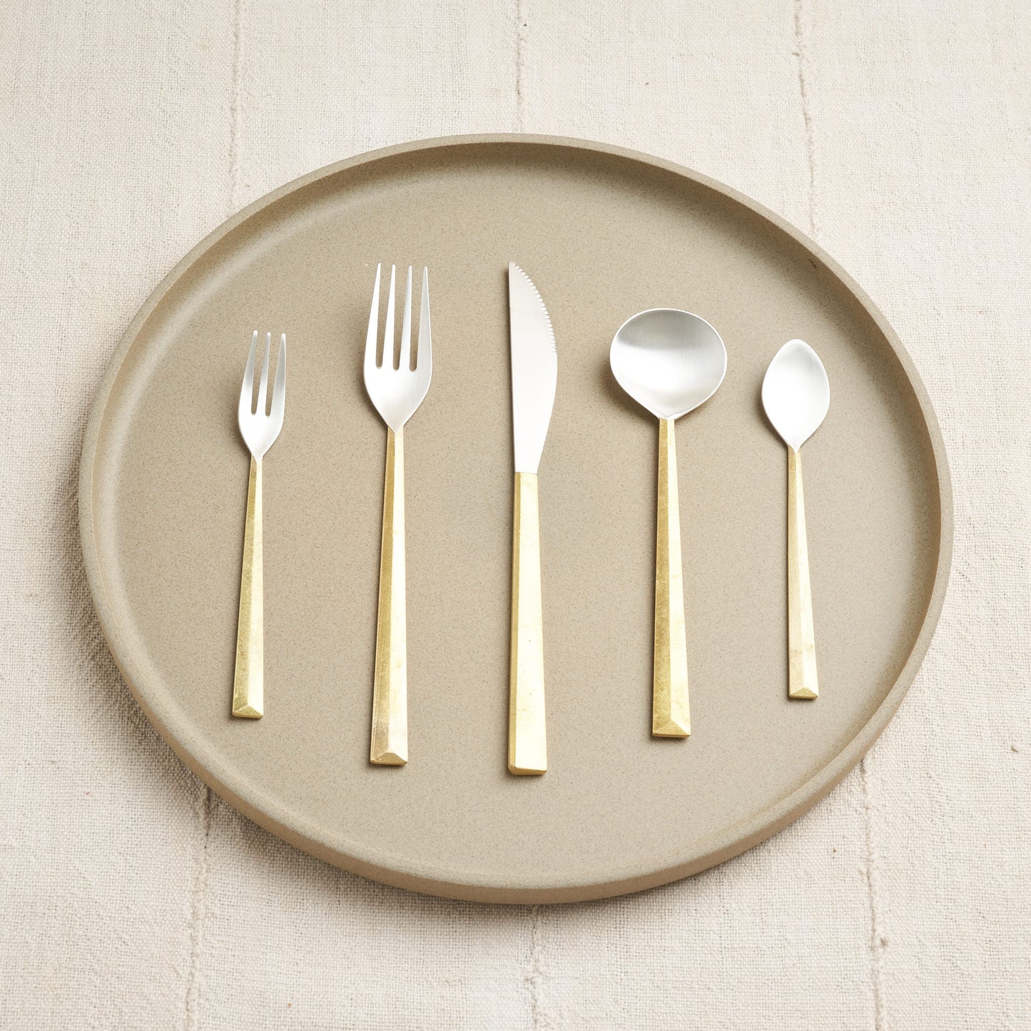 Ihada Silver Plated Brass Cutlery Set