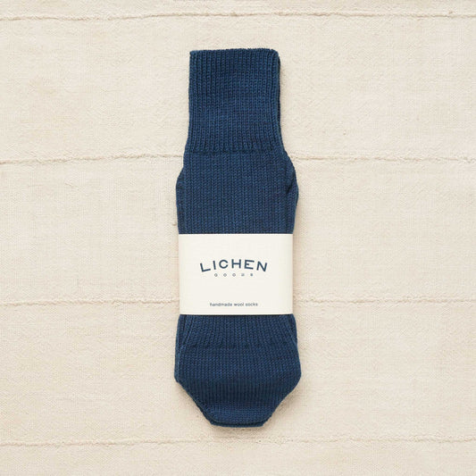 100% Wool Socks, Indigo