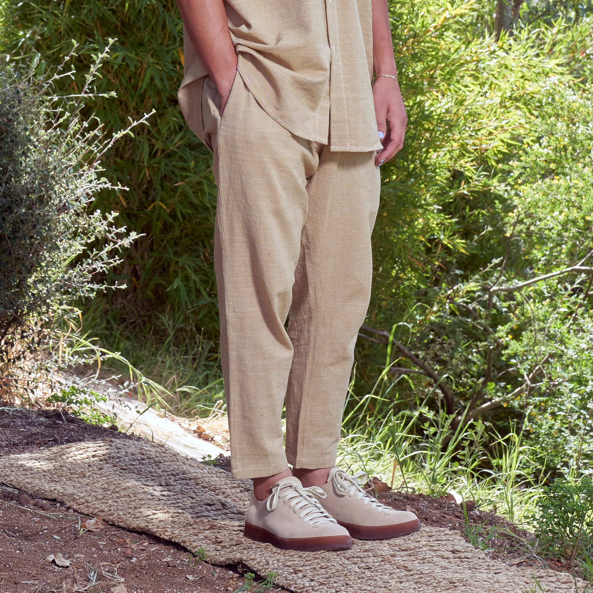 Cotton jogger-style trousers - Men | MANGO OUTLET USA