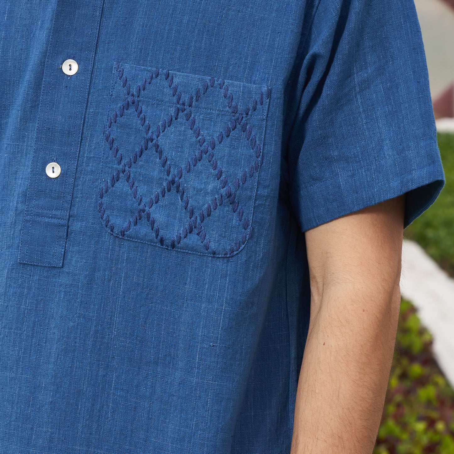 Cedar Shirt, Indigo Kala Cotton