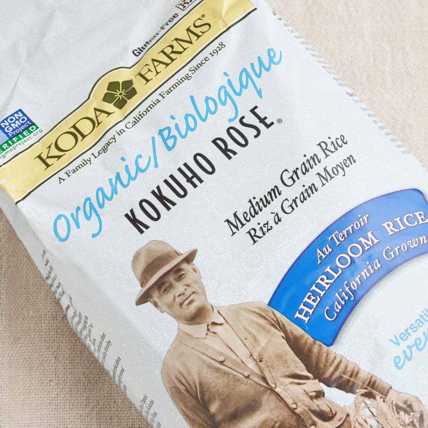 Organic Kokuho Rose Heirloom White Rice