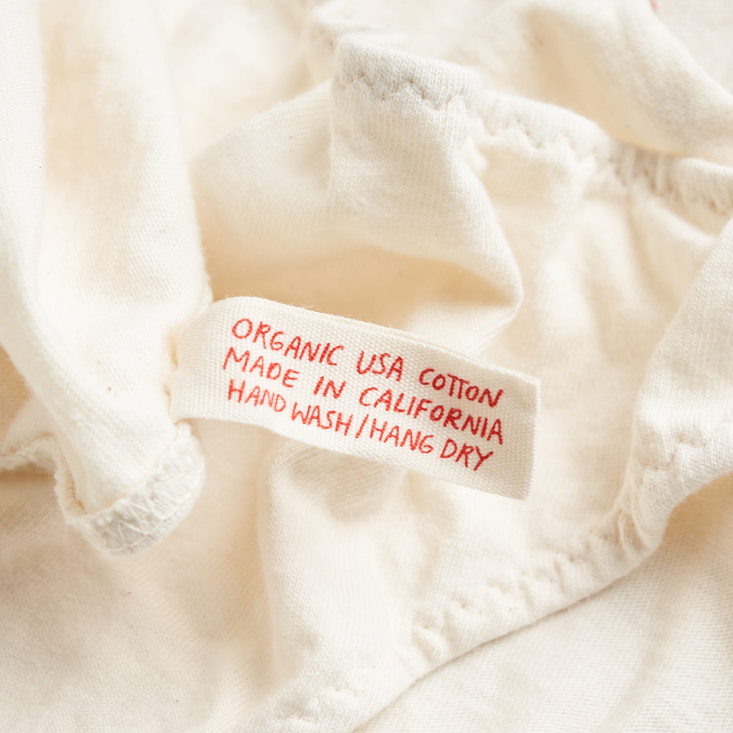 High Rise Organic Cotton Underwear, Undyed, Pansy