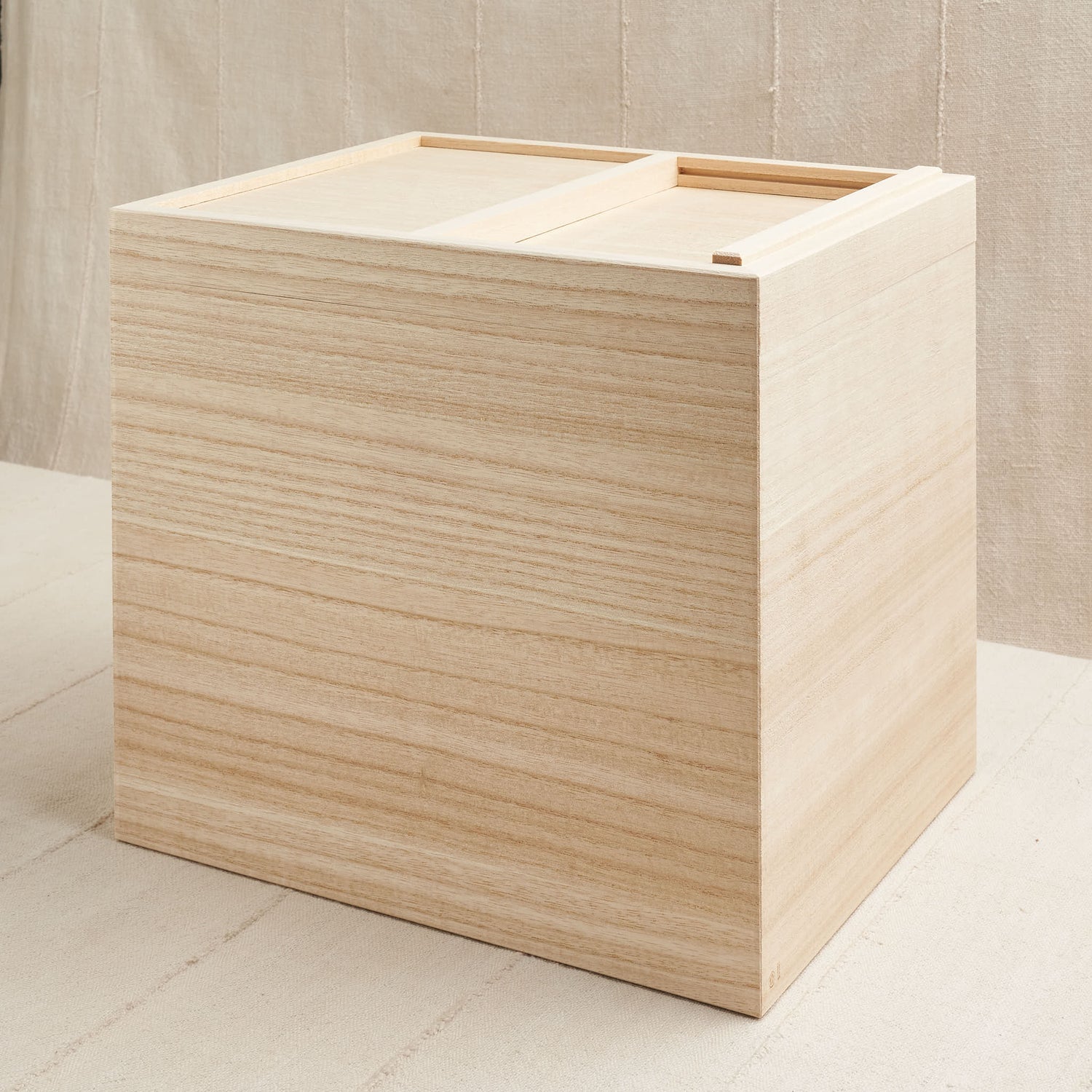 Paulownia Rice Storage Box