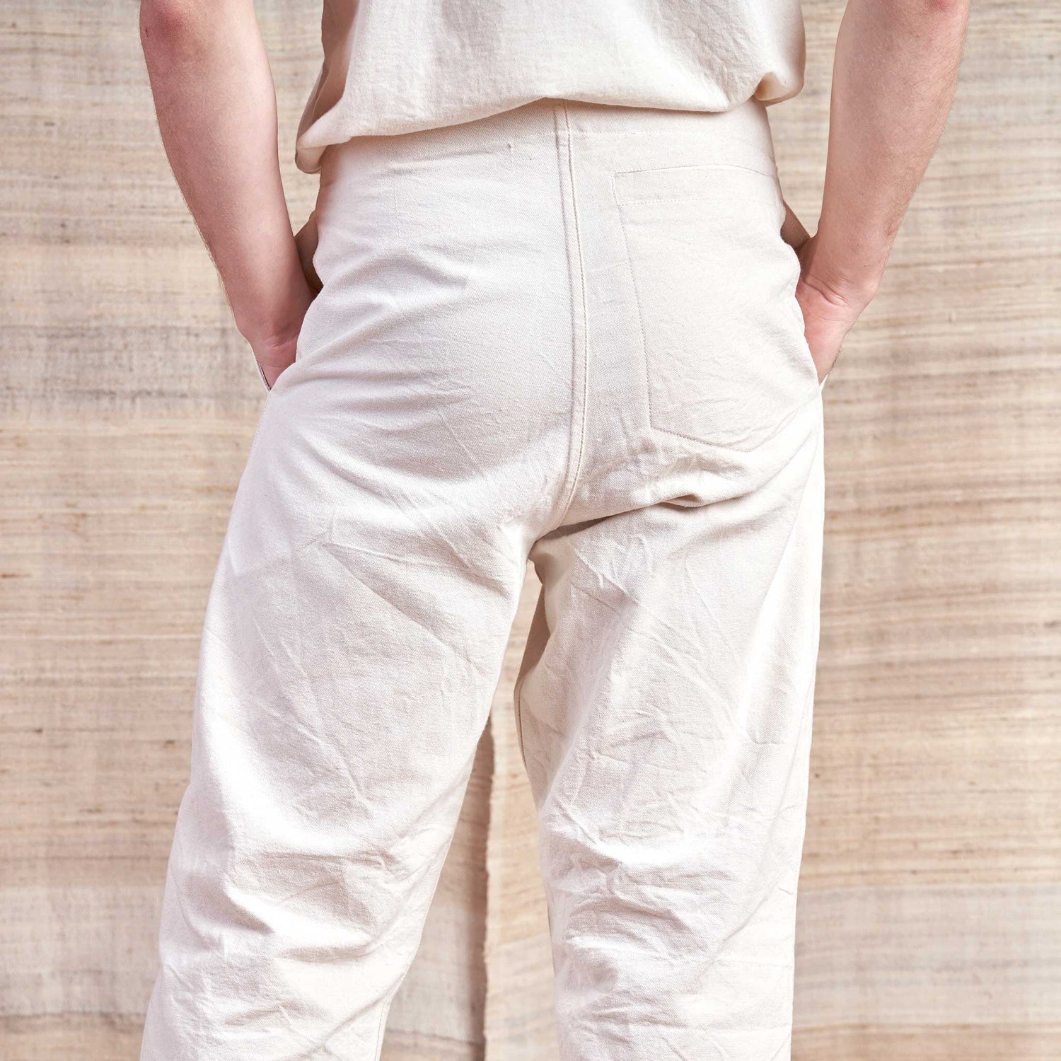 British Jeans, Undyed Organic Cotton Canvas