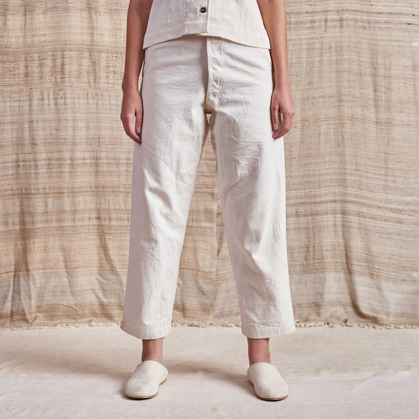 British Jeans, Undyed Organic Cotton Canvas