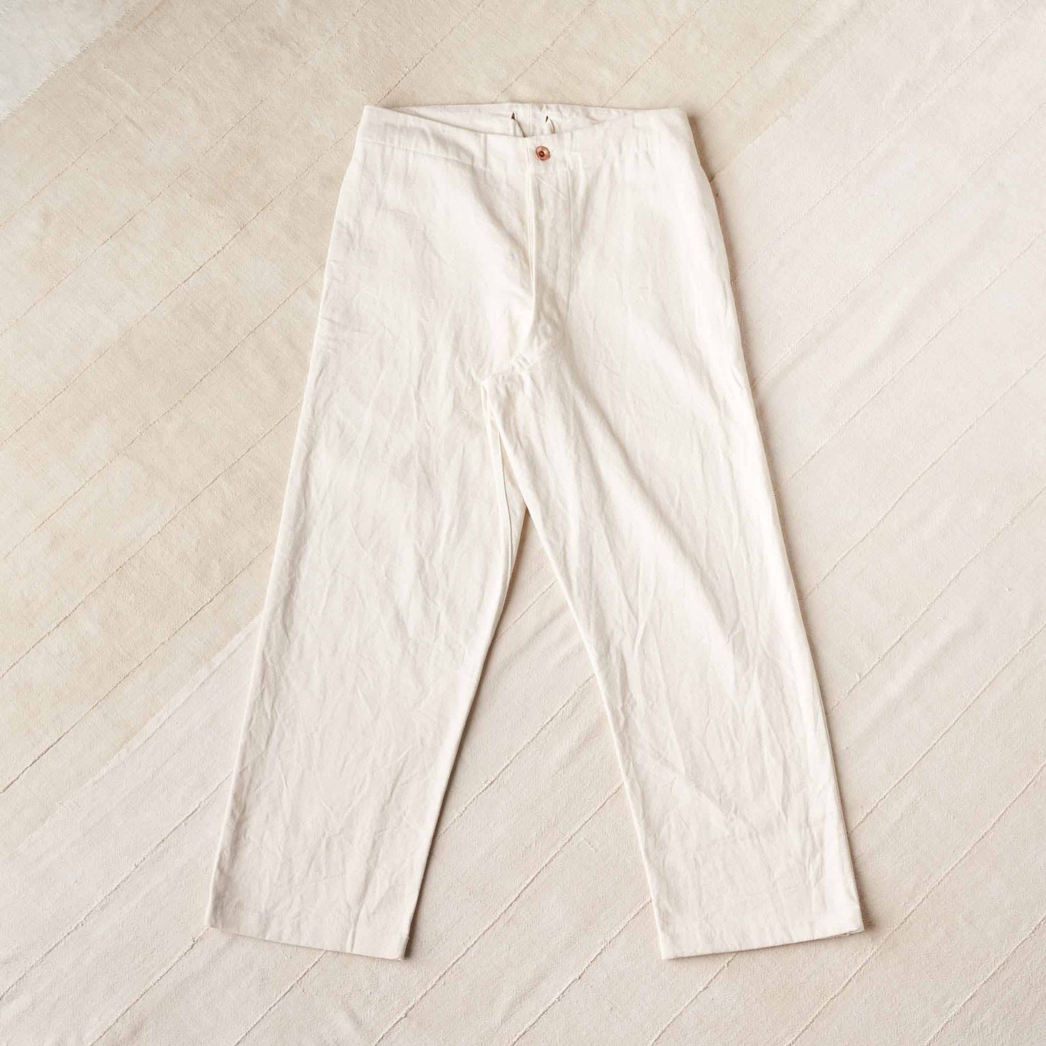British Jeans, Undyed Organic Cotton Canvas