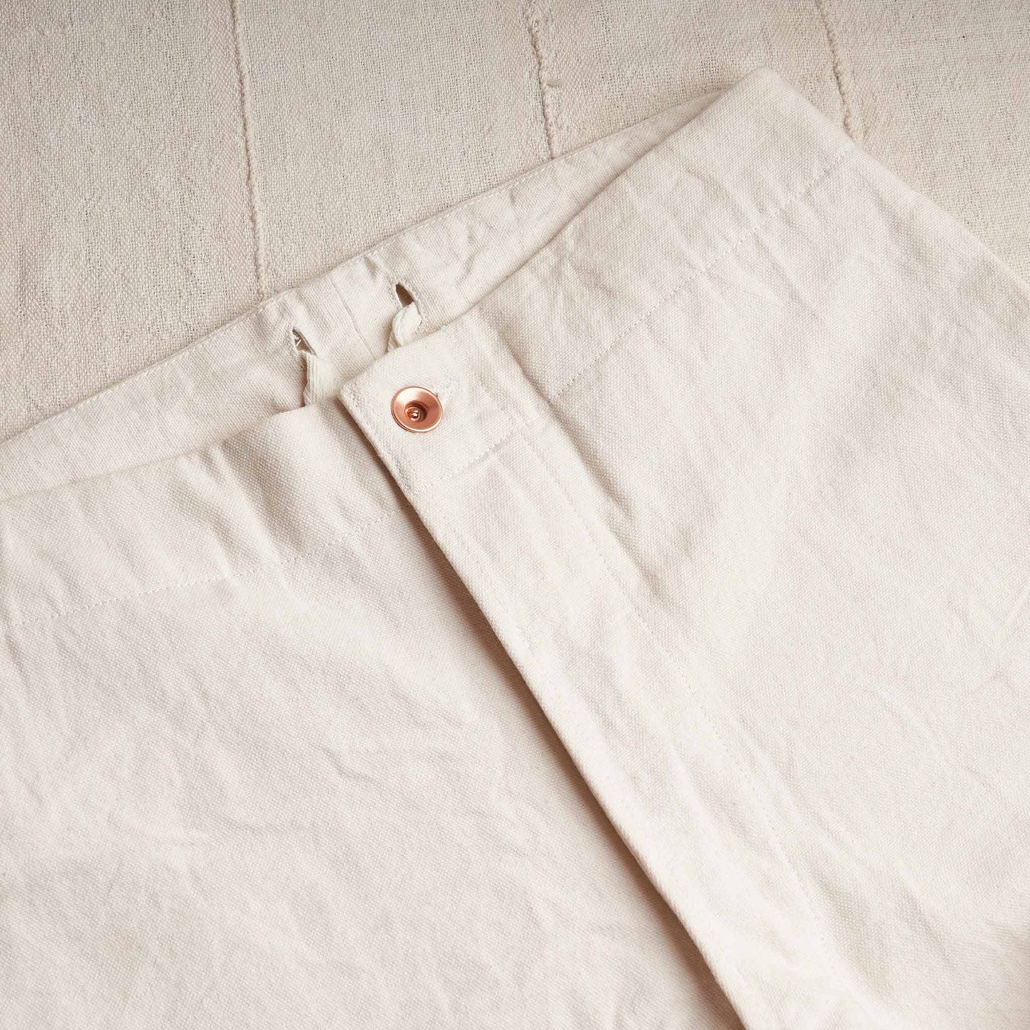 British Jeans, Undyed Organic Cotton Canvas