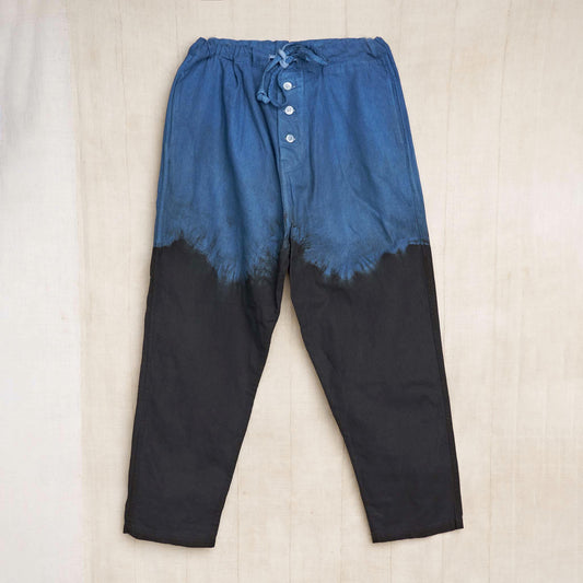 Parachute Pants, Two-Tone Dipped Natural Cotton Canvas