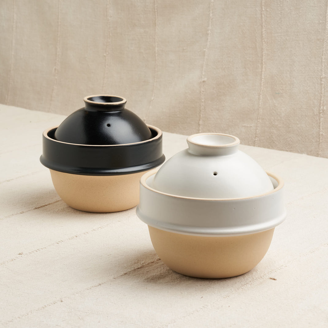 Tsukamoto Pottery Mini Rice Cooker Donabe in White Housework