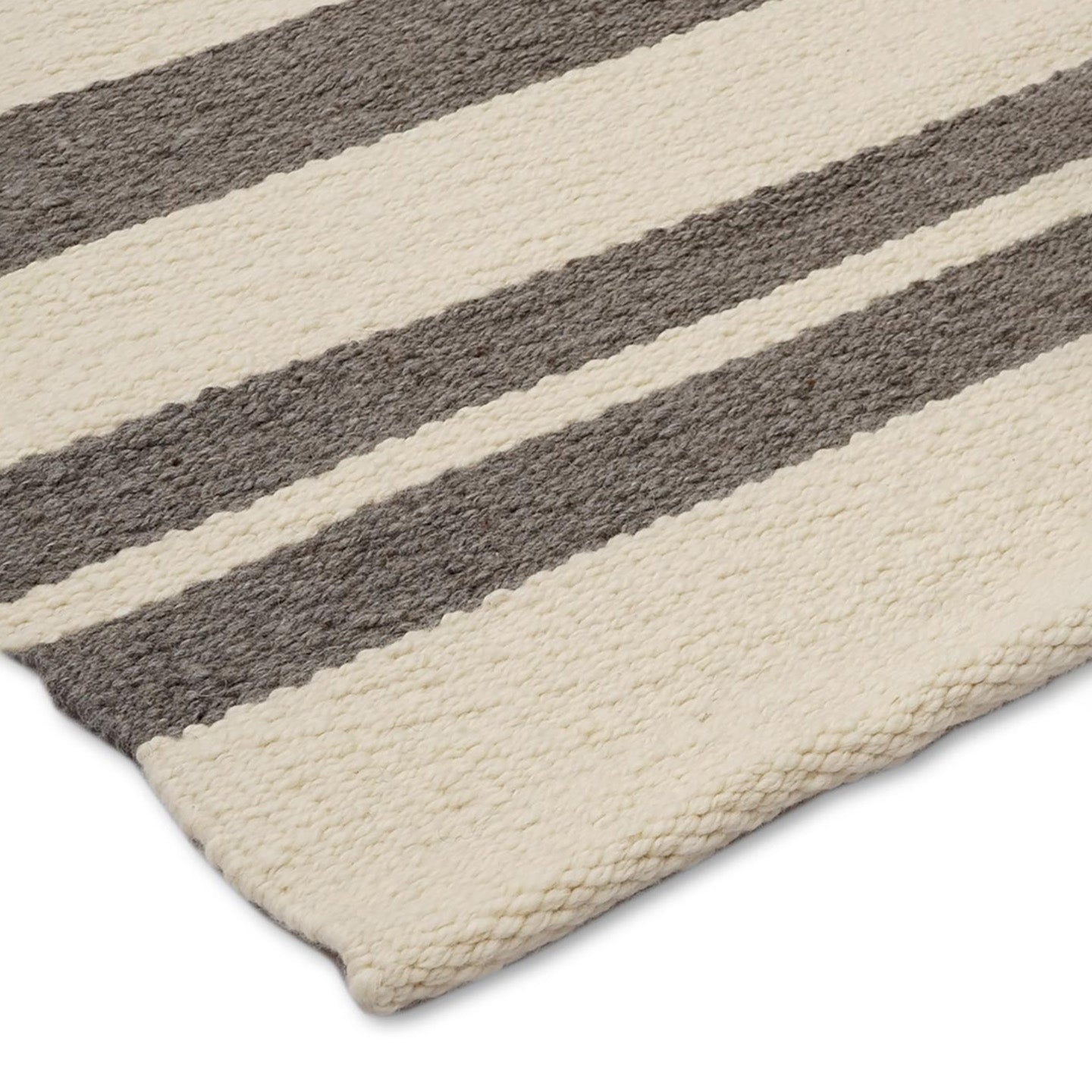 Handwoven Victorica Rug, Undyed Wool